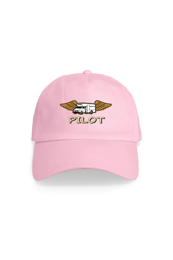 - RV Pilot Cap - Adjustable 100% Brushed Unisex Casual Cotton Baseball Cap, Beige, 1