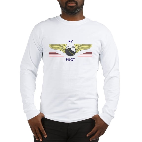 CafePress - RV Pilot Long Sleeve T Shirt - Unisex Cotton Long Sleeve T-Shirt