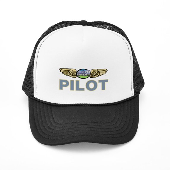 CafePress - RV Pilot - Adjustable Unisex Printed Trucker Hat with Mesh Back