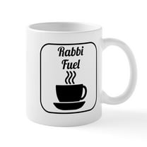 CafePress - Rabbi Fuel Mugs - 11 oz Ceramic Mug - Novelty Coffee Tea Cup