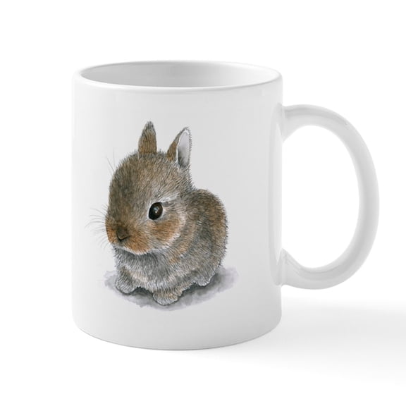 CafePress - Rabbit 61 Mugs - 11 oz Ceramic Mug - Novelty Coffee Tea Cup