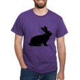 thumbnail image 1 of CafePress - Rabbit Dark T Shirt - Men's Classic Graphic Cotton T-Shirt, 1 of 4