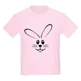 thumbnail image 1 of CafePress - Rabbit Face Kids Light T Shirt - Light T-Shirt Kids XS-XL, 1 of 4