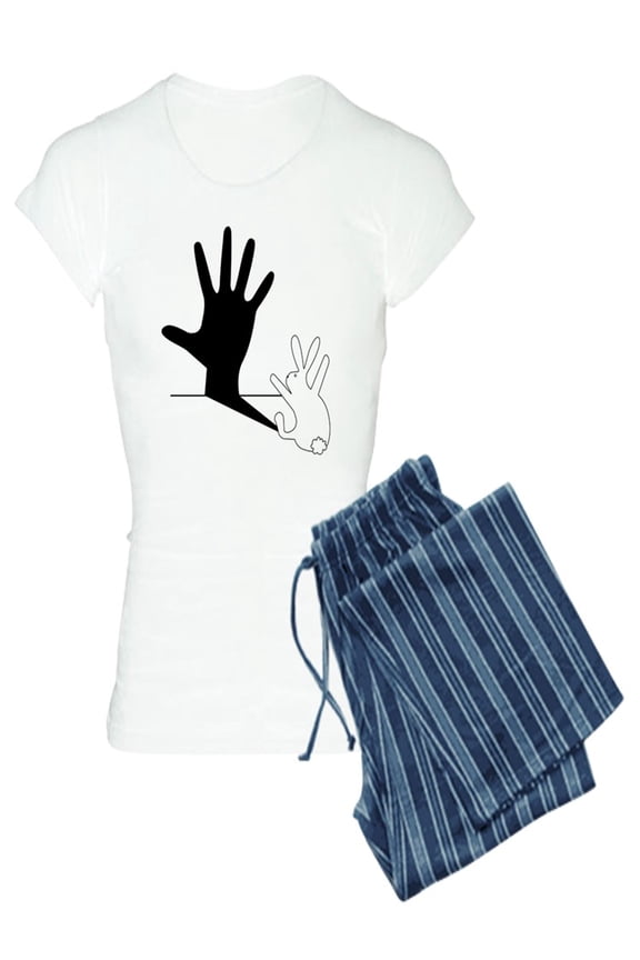 - Rabbit Hand Shadow - Women's Light Pajamas