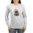thumbnail image 1 of CafePress - Raccoon Blowing Kisses Cute Animal Love Long Sleev - Women's Long Sleeve Graphic Casual T-Shirt, 1 of 4