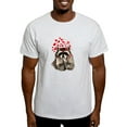 thumbnail image 1 of CafePress - Raccoon Blowing Kisses Cute Animal Love T Shirt - Light T-Shirt - CP, 1 of 4