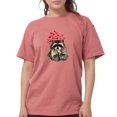 thumbnail image 1 of CafePress - Raccoon Blowing Kisses Cute Animal Love T Shirt - Womens Comfort Colors® Shirt, 1 of 4