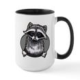 thumbnail image 1 of CafePress - Raccoon Lover Large Mug - 15 oz Ceramic Large White Novelty Mug, 1 of 4
