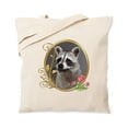 thumbnail image 1 of CafePress - Raccoon Portrait Tote Bag - Unisex Canvas Tote Bag, Beige, 1-Piece, 1 of 7