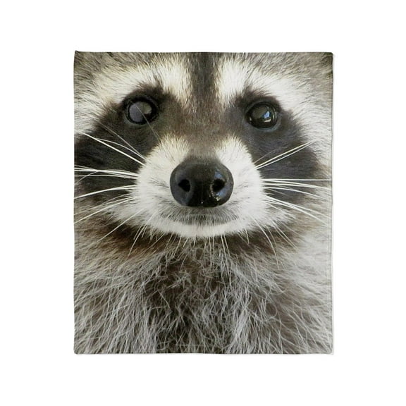 CafePress - Raccoon Throw Blanket - Soft Fleece Throw Blanket, 50"x60" for All Ages