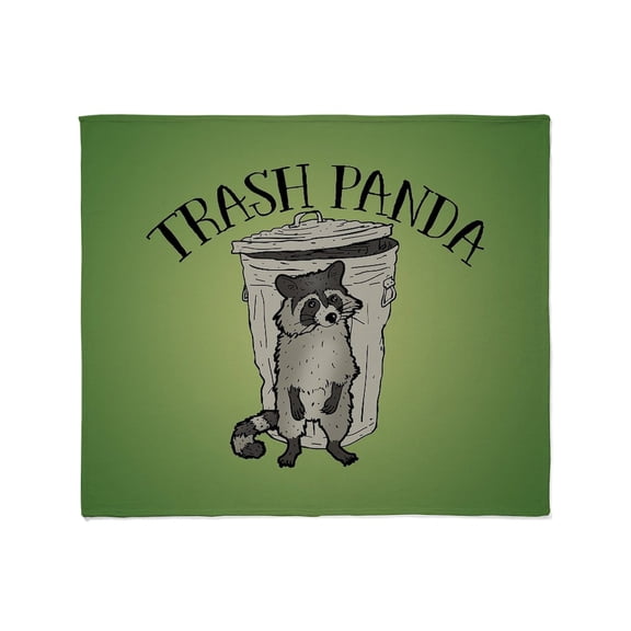 CafePress - Raccoon Trash Panda Throw Blanket - Soft Fleece Throw Blanket, 50"x60" for All Ages