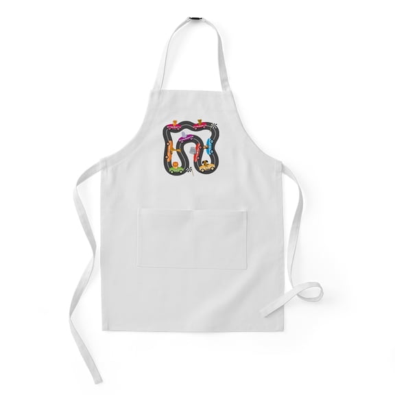 CafePress - Race Day Racing Cars - Kids Apron