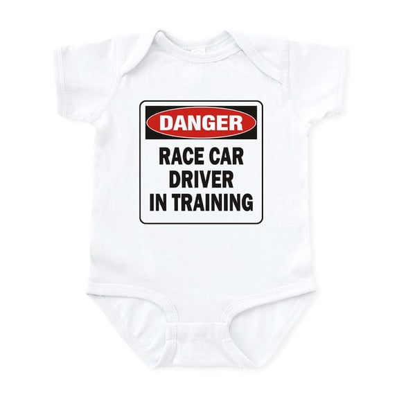 CafePress - Race Driver Infant Bodysuit - Baby Light Bodysuit, Size Newborn - 24 Months