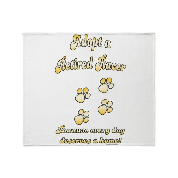CafePress - Raceradoptgold - Soft Fleece Throw Blanket, 50"x60" for All Ages