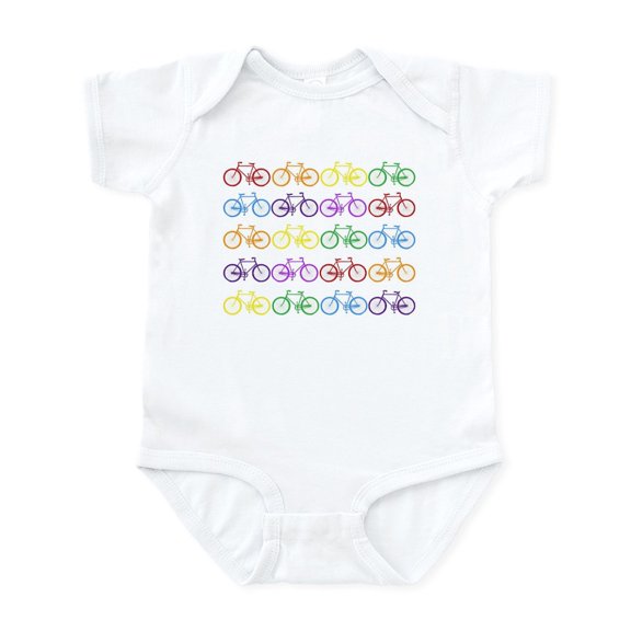 CafePress - Rack O' Bicycles Body Suit - Baby Light Bodysuit, Size Newborn - 24 Months
