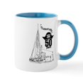 thumbnail image 1 of CafePress - Radio London 50Th Mug - 11 oz Ceramic Mug - Novelty Coffee Tea Cup, 1 of 4