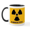thumbnail image 1 of CafePress - Radioactive Yellow Background Mug - 11 oz Ceramic Mug - Novelty Coffee Tea Cup, 1 of 6
