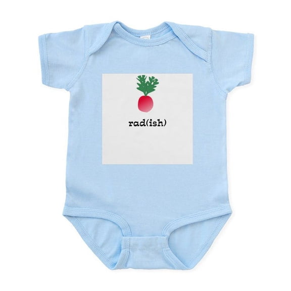CafePress - Radish Infant Bodysuit - Baby Light Bodysuit, Size Newborn - 24 Months