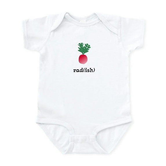 CafePress - Radish Infant Bodysuit - Baby Light Bodysuit, Size Newborn - 24 Months
