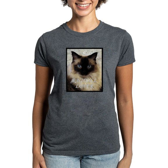 CafePress - Ragdoll_Lover1 T Shirt - Women's Traditional Fit Dark T-Shirt
