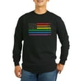 thumbnail image 1 of CafePress - Rainbow American Flag Long Sleeve T Shirt - Long Sleeve Dark T-Shirt, 1 of 4