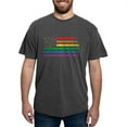 thumbnail image 1 of CafePress - Rainbow American Flag Men's Comfort Colors® T Shir - Mens Comfort Colors Shirt, 1 of 5