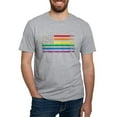 thumbnail image 1 of CafePress - Rainbow American Flag T Shirt - Fitted T-Shirt, Vintage Fit Soft Cotton Tee, 1 of 4