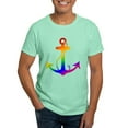 thumbnail image 1 of CafePress - Rainbow Anchor T Shirt - Men's Classic Graphic Cotton T-Shirt, 1 of 4
