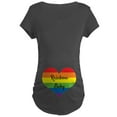 thumbnail image 1 of CafePress - Rainbow Baby Maternity T Shirt - Maternity Dark T-Shirt, 1 of 3