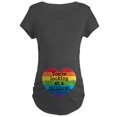 thumbnail image 1 of CafePress - Rainbow Baby Maternity T Shirt - Maternity Dark T-Shirt, 1 of 3