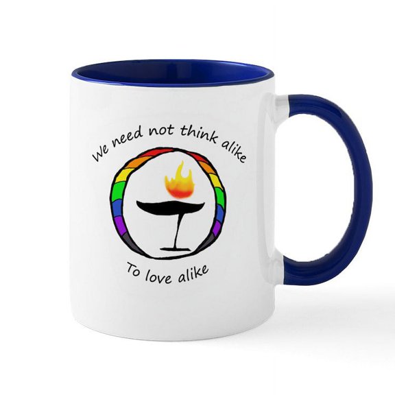 CafePress - Rainbow Chalice Mugs - 11 oz Ceramic Mug - Novelty Coffee Tea Cup