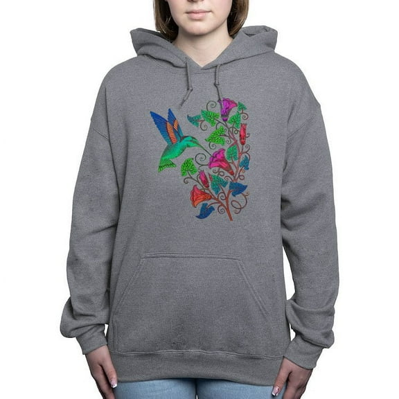 CafePress - Rainbow Hummingbird On T - Pullover Hoodie, Classic & Comfortable Hooded Sweatshirt