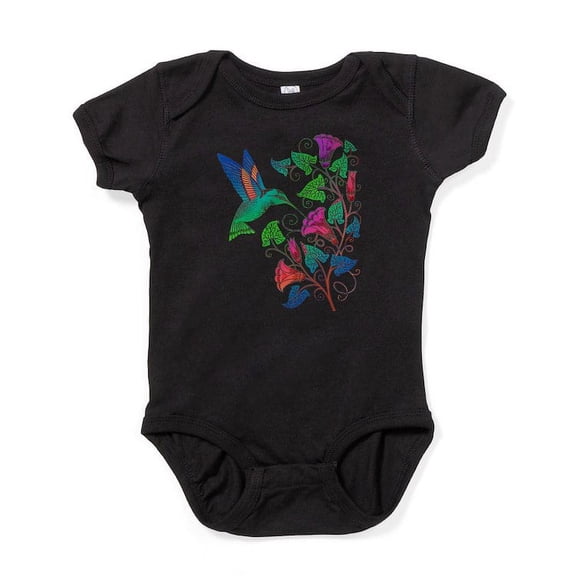 CafePress - Rainbow Hummingbird On Trumpet Vine - Cute Infant Bodysuit Baby Romper - Size Newborn - 24 Months