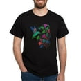 thumbnail image 1 of CafePress - Rainbow Hummingbird On Trumpet Vine Dark T Shirt - Men's Classic Graphic Cotton T-Shirt, 1 of 4