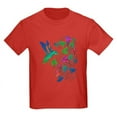 thumbnail image 1 of CafePress - Rainbow Hummingbird On Trumpet Vine Kids Dark T Sh - Dark T-Shirt Kids XS-XL, 1 of 4