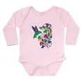 thumbnail image 1 of CafePress - Rainbow Hummingbird On Trumpet Vine Long Sleeve In - Long Sleeve Cotton Baby Bodysuit, 1 of 4
