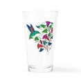 thumbnail image 1 of CafePress - Rainbow Hummingbird On Trumpet Vine - Pint Glass, Drinking Glass, 16 oz. CafePress, 1 of 4