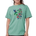 thumbnail image 1 of CafePress - Rainbow Hummingbird On Trumpet Vine T Shirt - Womens Comfort Colors® Shirt, 1 of 4