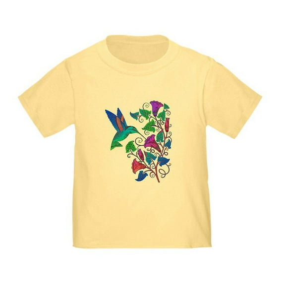 CafePress - Rainbow Hummingbird On Trumpet Vine Toddler T Shir - Cute Toddler T-Shirt, 100% Cotton