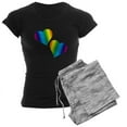 thumbnail image 1 of CafePress - Rainbow Love Pajamas - Women's Dark Pajamas, 1 of 4