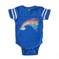 thumbnail image 1 of CafePress - Rainbow Of Skulls - Cute Infant Baby Football Bodysuit, 1 of 3