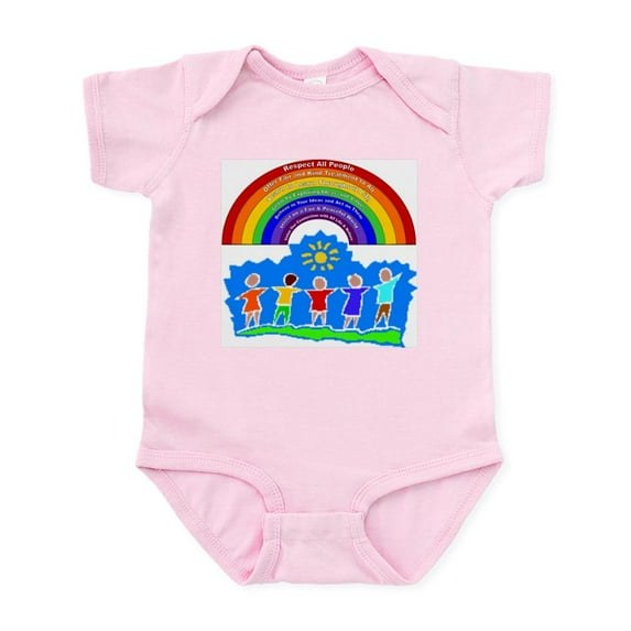 CafePress - Rainbow Principles Kids Infant Bodysuit - Baby Light Bodysuit, Size Newborn - 24 Months