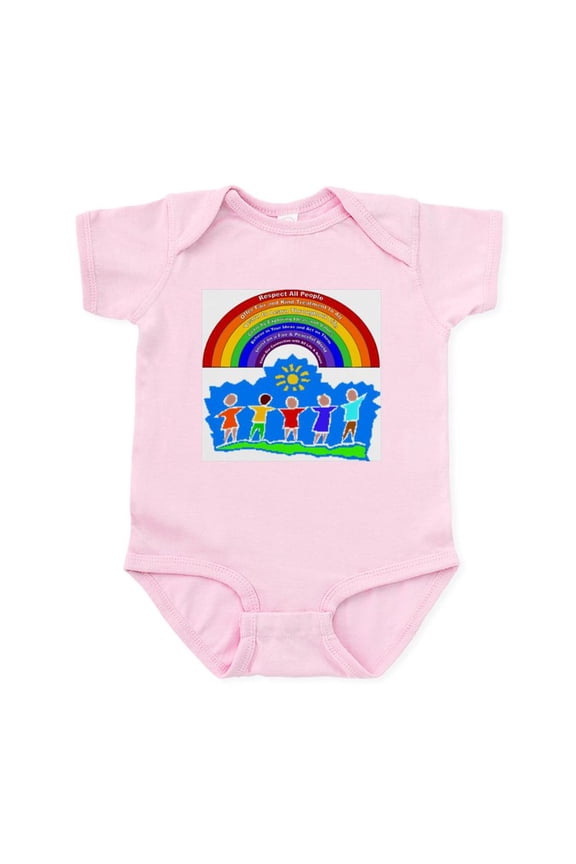 - Rainbow Principles Kids Infant Bodysuit - Baby Light Bodysuit, Size Newborn - 24 Months