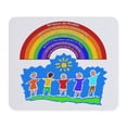 thumbnail image 1 of CafePress - Rainbow Principles Kids Mousepad - Non-slip Rubber Mousepad, Gaming Mouse Pad, 1 of 6