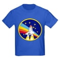 thumbnail image 1 of CafePress - Rainbow Rocket T Shirt - Dark T-Shirt Kids XS-XL, 1 of 4