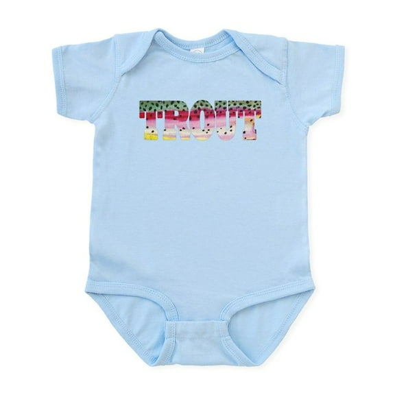 CafePress - Rainbow TROUT Infant Bodysuit - Baby Light Bodysuit, Size Newborn - 24 Months