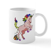 CafePress - Rainbow Unicorn - 11 oz Ceramic Mug - Novelty Coffee Tea Cup