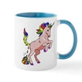 thumbnail image 1 of CafePress - Rainbow Unicorn - 11 oz Ceramic Mug - Novelty Coffee Tea Cup, 1 of 4