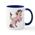 thumbnail image 1 of CafePress - Rainbow Unicorn - 11 oz Ceramic Mug - Novelty Coffee Tea Cup, 1 of 4