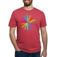 thumbnail image 1 of CafePress - Rainbow Wheel Of Learning T Shirt - Mens Tri-blend T-Shirt, 1 of 4